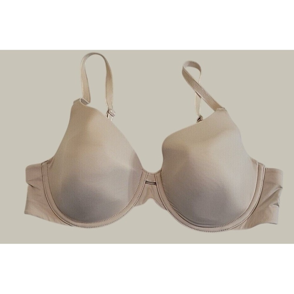 Warners All You Need T-Shirt Bra RA2141A Underwire Smooth Contour Tan Beige 38B